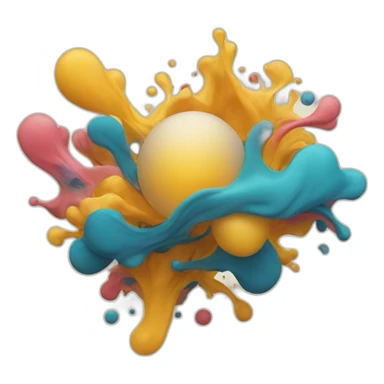 abstract art sticker