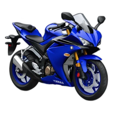 yamaha 2023 yzf-r3 blue sticker
