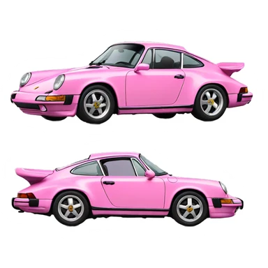 porsche pink color  sticker