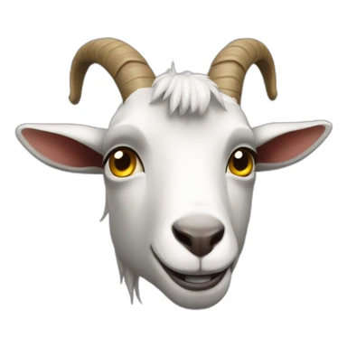Goat with «wrecklessren» under sticker