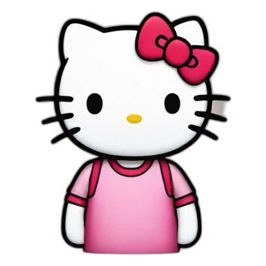 dear daniel hello kitty sticker