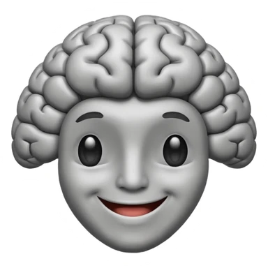 Cerebro sonriente sticker