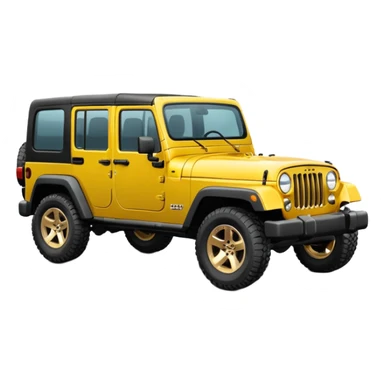 yellow jeep sticker