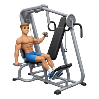 male hip-abduction-machine sticker