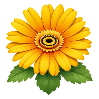 Gerbera amarillo  sticker
