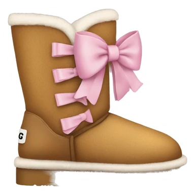 uggs with bows sticker