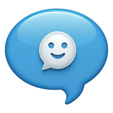 speech bubble emoji with check mark inside sticker