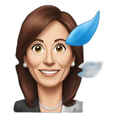 President argentine Cristina Fernández de Kirchner sticker