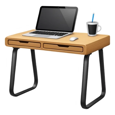 modern empty pc table sticker