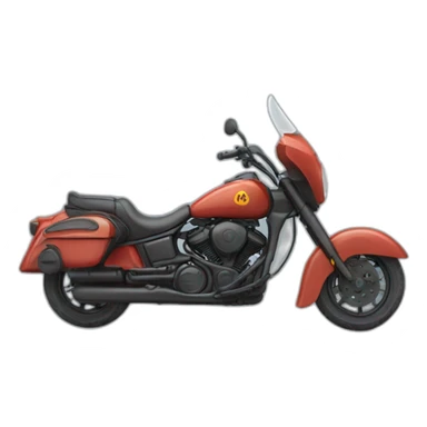 Mos craciun pe motocicleta sticker