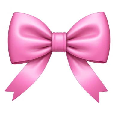 Pink bow sticker
