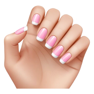 french manicure sticker