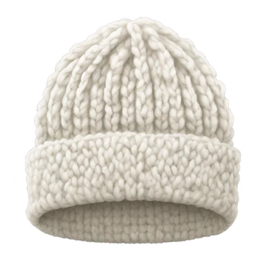white knitted wool cap piece of clothing sticker