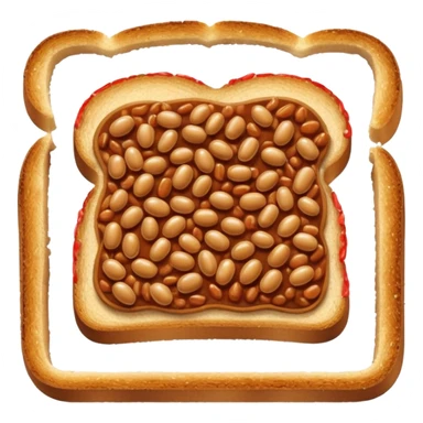 beans on toast emoji sticker