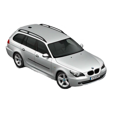 Bmw 5 series 2005 year station wagon sticker