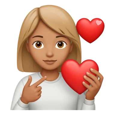 Cane con il cuore in mano con un messaggio, ti amo Eva sticker