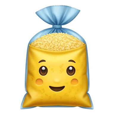 yellow rice in a packet sticker