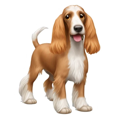 Orange Roan Italian Spinoni sticker