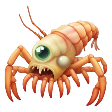 Sick zombie prawn sticker