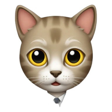 Cat special agent sticker