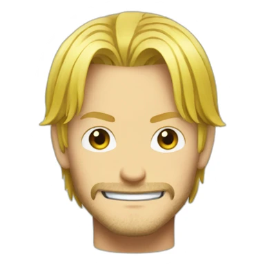 sanji head sticker
