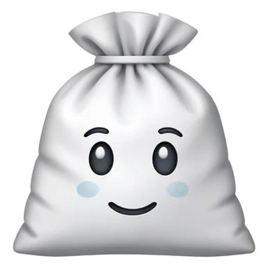 bag of white powder sticker