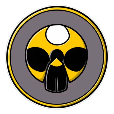 Wu-Tang Clan logo sticker