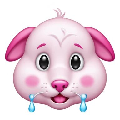 animal wiping its nose sticker