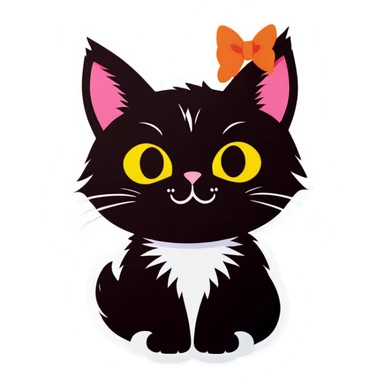 Katze die Anna ruft.  sticker