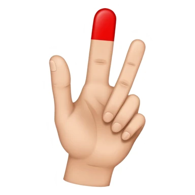 Texas tech finger emoji  sticker