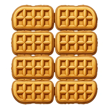Crunchy waffle rolls sticker