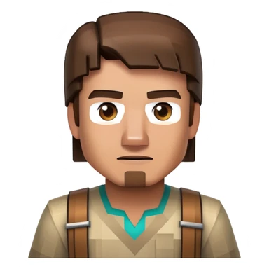 Steve from minecraft sticker
