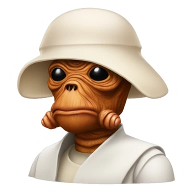 admiral ackbar wearing a turban sticker