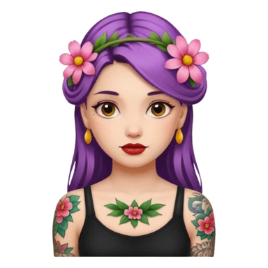 TATTOOED GIRL sticker