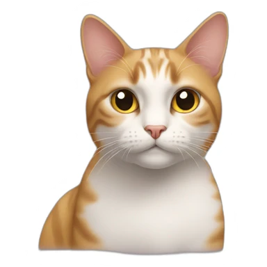 cat thinking sticker