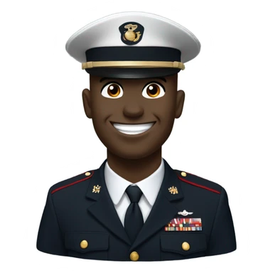 US marine crying laughing  sticker