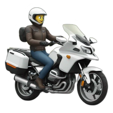 Ein Motorrad mit Beiwagen sticker