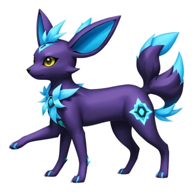 Umbreon-Electrike-Jolteon-Fakemon-hybrid -fusion- full body sticker