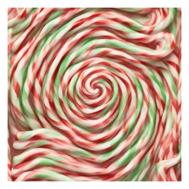 Peppermint swirl heart sticker