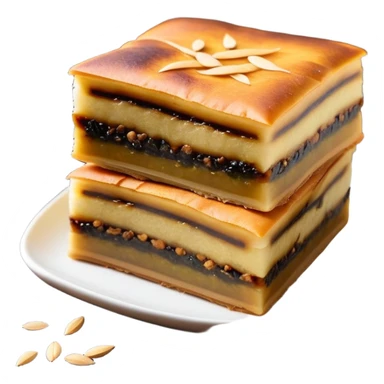 martabak manis-cinematic-realistic-martabak manis-dish-emoji,-depicted-as-a-single,-square-slice-of-sweet,-thick-martabak manis-with-a-rich,-indulgent-filling,-rendered-with-detailed-textures-and-vibrant,-appetizing-lighting sticker