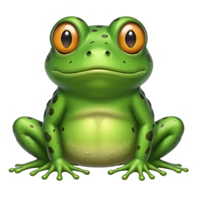 Frog farting showing wind from bum sticker