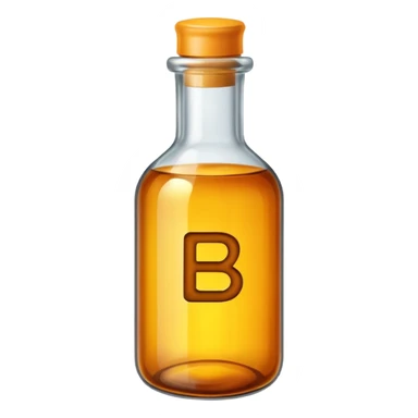 Vitamin b9 in a bottle sticker