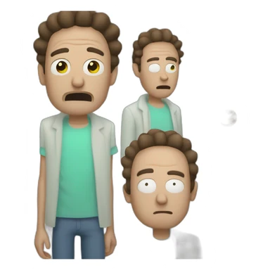 ricky and morty sticker