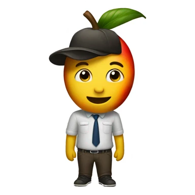 A mango man sticker