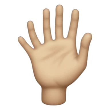 Person die hand hebt sticker