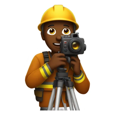  Cameraman in a wildfire sticker