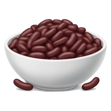 a bowl of kidney beans sticker
