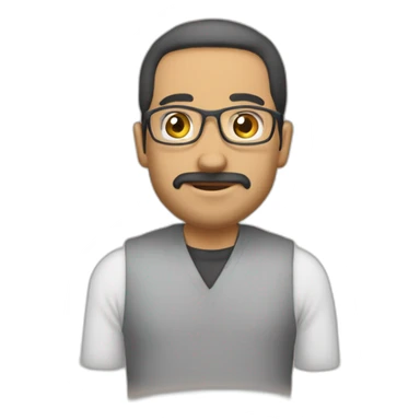 قمر لامع لونه ابيض  sticker