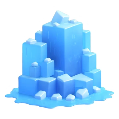 frozen ice cell sticker