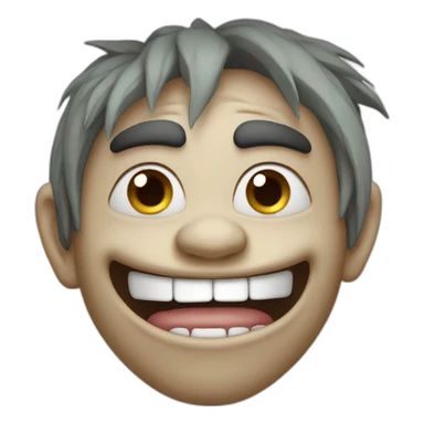 Suprised troll face sticker